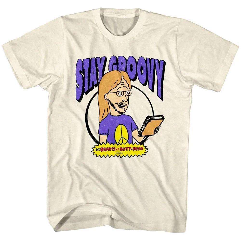 Beavis And Butthead Mr Van Driessen Stay Groovy Unisex T Shirt